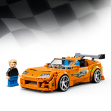 LEGO® Speed Champions The Fast and The Furious Toyota Supra MK4 - Sports Car Set with Brian O’Conner Minifigure - Fast and Furious Merch - Toy Car for Ages 10+ - Gift for Boys and Girls - 77260