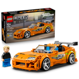 LEGO® Speed Champions The Fast and The Furious Toyota Supra MK4 - Sports Car Set with Brian O’Conner Minifigure - Fast and Furious Merch - Toy Car for Ages 10+ - Gift for Boys and Girls - 77260