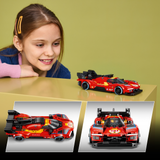 LEGO® Speed Champions Ferrari 499P - Ferrari Merch - Race Car Set with 1 Driver Minifigure - Building Set for Kids Ages 9+ - Car Racing Toy - Gift for Boys and Girls - 77261