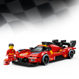 LEGO® Speed Champions Ferrari 499P - Ferrari Merch - Race Car Set with 1 Driver Minifigure - Building Set for Kids Ages 9+ - Car Racing Toy - Gift for Boys and Girls - 77261