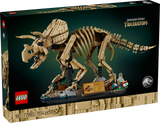LEGO® Jurassic World Dinosaur Fossils: Triceratops - Posable Dinosaur Building Set - Jurassic Park Merch with a Minifigure - Skeleton Figure Kit for Adults - Gift Idea for Ages 18+ - 77985