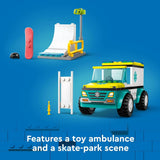 CITY EMERGENCY AMBULANCE AND SNOWBOARDER - 60403