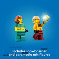 CITY EMERGENCY AMBULANCE AND SNOWBOARDER - 60403