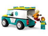 CITY EMERGENCY AMBULANCE AND SNOWBOARDER - 60403