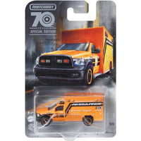 MATCHBOX 70TH ANNIVERSARY CARS & TRUCKS WITH MOVING PARTS - AMBULANCE  [HMV12]