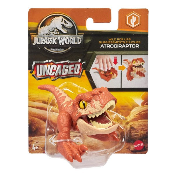 JURASSIC WORLD UNCAGED WILD POP UPS - ATROCIRAPTOR  [HJB51]