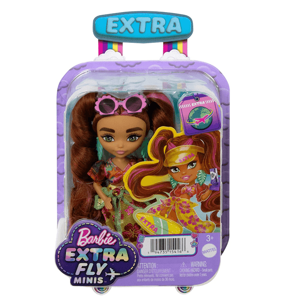 BARBIE EXTRA FLY MINI DOLLS - BEACH DOLL  [HPB18]