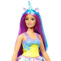 BARBIE DREAMTOPIA UNICORN DOLLS - BLUE & PURPLE HAIR  [HGR18/HGR20]