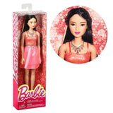 BARBIE GLITZ DOLL - BRUNETTE WITH LIGHT PINK DRESS [T7580]