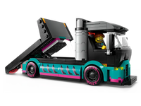 CITY RACE CAR AND CAR CARRIER TRUCK - 60406