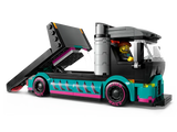 CITY RACE CAR AND CAR CARRIER TRUCK - 60406