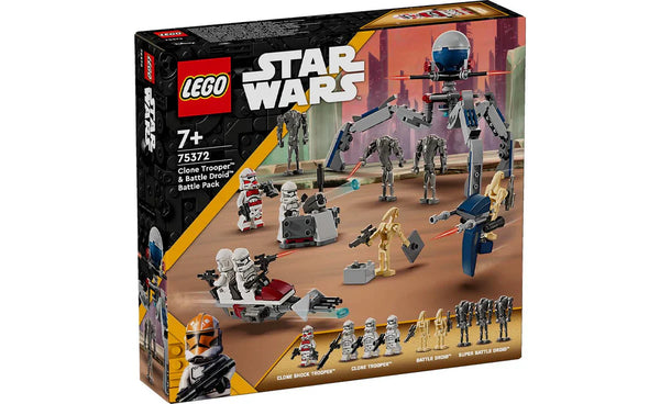 LEGO® STAR WARS™ CLONE TROOPER™ & BATTLE DROID™ BATTLE PACK - 75372