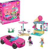 BARBIE MEGA CONVERTIBLE & ICE CREAM STAND  [HPN78]