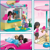 BARBIE MEGA CONVERTIBLE & ICE CREAM STAND  [HPN78]