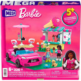 BARBIE MEGA CONVERTIBLE & ICE CREAM STAND  [HPN78]