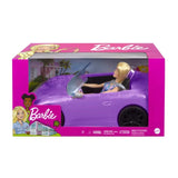 BARBIE CONVERTIBLE CAR WITH DOLL  [HBY29]