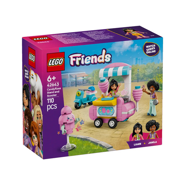 FRIENDS COTTON CANDY STAND AND SCOOTER - 42643