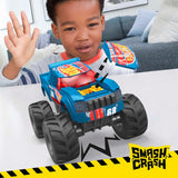 HOT WHEELS MEGA SMASH N CRASH RACE ACE MONSTER TRUCK BUILDING SET  [HMM49]