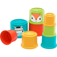 FISHER PRICE COLOURFUL STACKING CUBES  [GYM46]