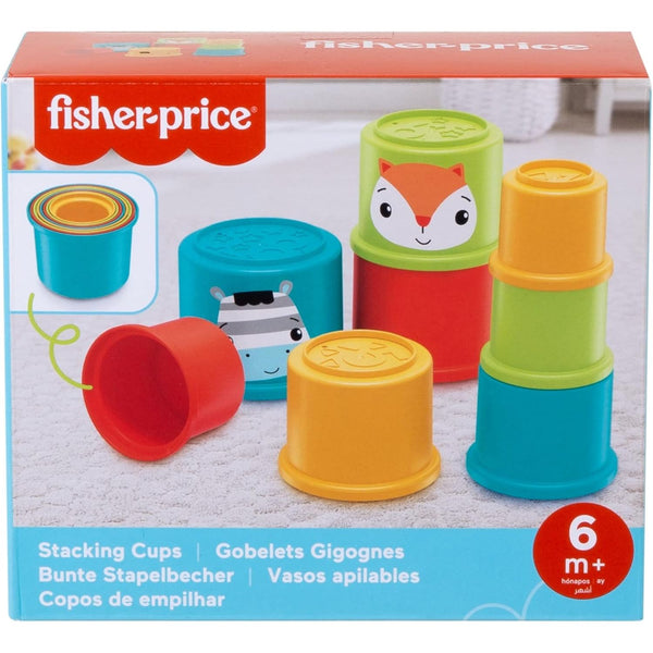 FISHER PRICE COLOURFUL STACKING CUBES  [GYM46]