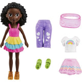 POLLY POCKETS SMALL FASHION DOLL - DARK SKIN [HNF50/HKV84]