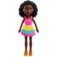 POLLY POCKETS SMALL FASHION DOLL - DARK SKIN [HNF50/HKV84]