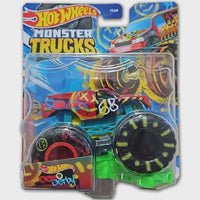 HOT WHEELS MONSTER TRUCKS 1:64 SCALE DIE CAST CARS - DEW DERBY [FYJ44]