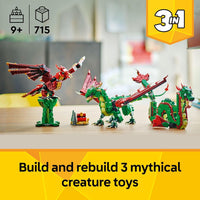 CREATOR 3IN1 MEDIEVAL DRAGON - 31161