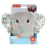 FISHER PRICE PLUSH ELEPHANT BABY TOY SOUND MACHINE WITH VIBRATIONS, CALMING SOUNDS SOOTHER  [HML65]