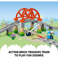 DUPLO® TRAIN BRIDGE AND TRACKS EXPANSION SET - 10426