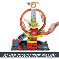 HOT WHEELS CITY SUPER LOOP FIRE STATION  [HKX41]