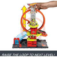 HOT WHEELS CITY SUPER LOOP FIRE STATION  [HKX41]