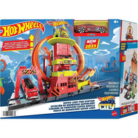 HOT WHEELS CITY SUPER LOOP FIRE STATION  [HKX41]