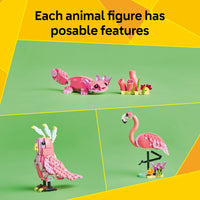 CREATOR 3IN1 WILD ANIMALS: PINK FLAMINGO - 31170