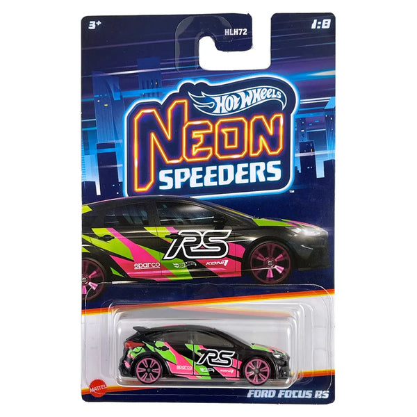 HOT WHEELS NEON SPEEDERS - FORD FOCUS RS  [HLH72]