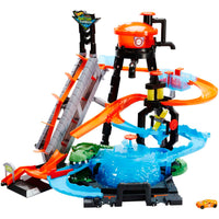 HOT WHEELS ULTIMATE GATOR CAR WASH PLAYSET  [FTB67]