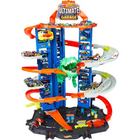 HOT WHEELS ULTIMATE GARAGE TRACK SET WITH 2 TOY CARS  [GJL14]