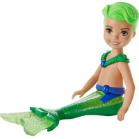 BARBIE CHELSEA MERMAID DOLL GREEN HAIR MERMAN  [GJJ85/GJJ91]