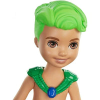 BARBIE CHELSEA MERMAID DOLL GREEN HAIR MERMAN  [GJJ85/GJJ91]