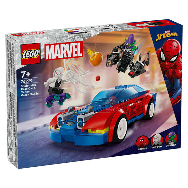 MARVEL® SPIDER-MAN RACE CAR & VENOM GREEN GOBLIN - 76279