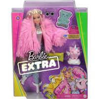 BARBIE EXTRA DOLL - FLUFFY PINK JACKET   [GRN28]