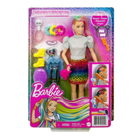 BARBIE LEOPARD RAINBOW HAIR FEATURE DOLL  [GRN81]