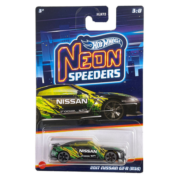 HOT WHEELS NEON SPEEDERS - 2017 NISSAN GT-R (R35)  [HLH72]