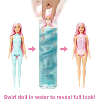 BARBIE COLOUR REVEAL DOLL, SUNSHINE AND SPRINKLES SERIES WITH 7 SURPRISES, COLOUR CHANGE TRANSFORMATION  [HCC57]