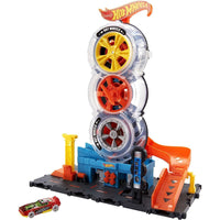 HOT WHEELS CITY SUPER TWIST TIRE SHOP  [HDP02]