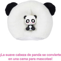 BARBIE CUTIE REVEAL PANDA PLUSH COSTUME DOLL WITH PET, COLOUR CHANGE  [HHG22]