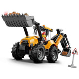 CITY YELLOW BACKHOE LOADER - 60480
