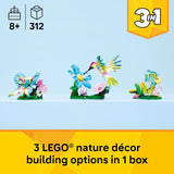 CREATOR 3IN1 WILD ANIMALS: COLORFUL HUMMING BIRD - 31384