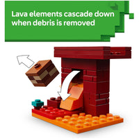 MINECRAFT® THE NETHER LAVA BATTLE - 21266