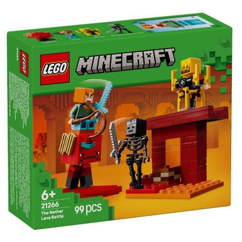 MINECRAFT® THE NETHER LAVA BATTLE - 21266